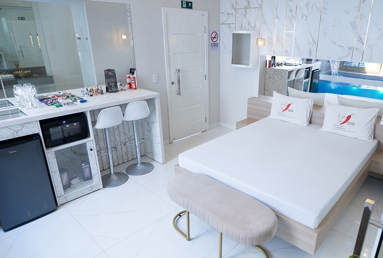 Motel Você Que Sabe Temático Deluxe - Suíte Paris